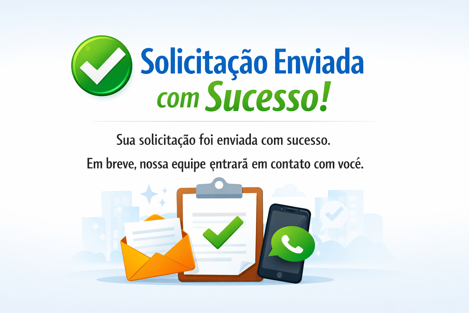 Solicitação realizada